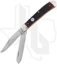 Boker Treebrand TS 2.0 Trapper 110812 - Brown, Jigged Bone