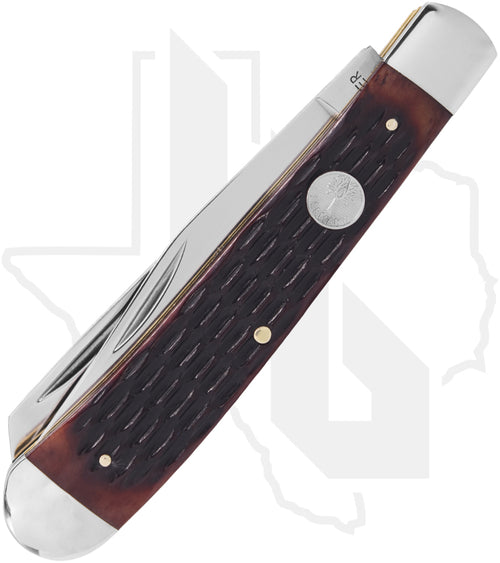 Boker Treebrand TS 2.0 Trapper 110812 - Brown, Jigged Bone