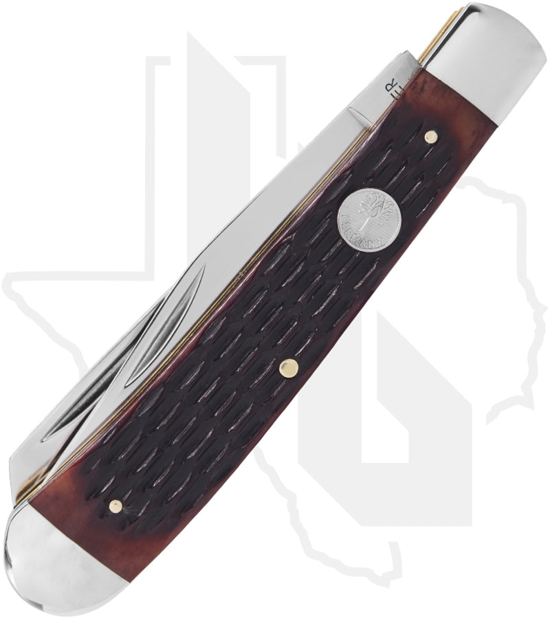 Boker Treebrand TS 2.0 Trapper 110812 - Brown, Jigged Bone