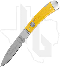 Boker Treebrand TS 2.0 Lockback 110814 - Yellow, Smooth Bone