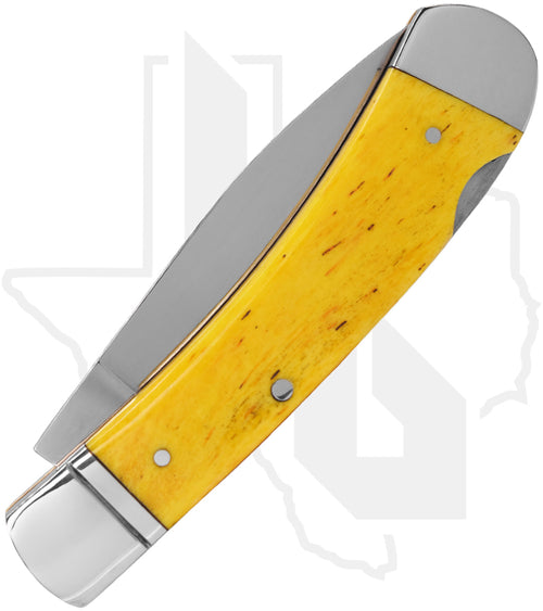 Boker Treebrand TS 2.0 Lockback 110814 - Yellow, Smooth Bone