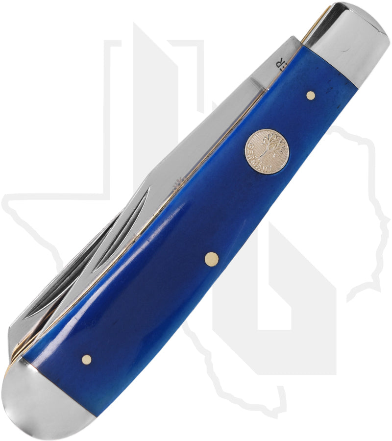 Boker Treebrand TS 2.0 Trapper 110828 - Blue, Smooth Bone
