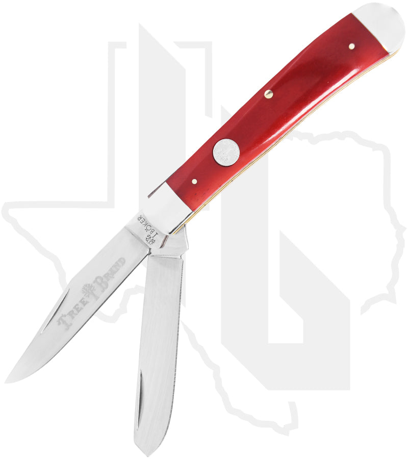 Boker Treebrand TS 2.0 Trapper 110830 - Red, Smooth Bone