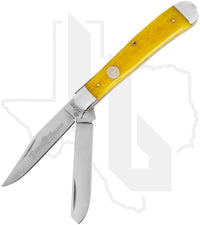 Boker Treebrand TS 2.0 Trapper 110835 - Yellow, Smooth Bone