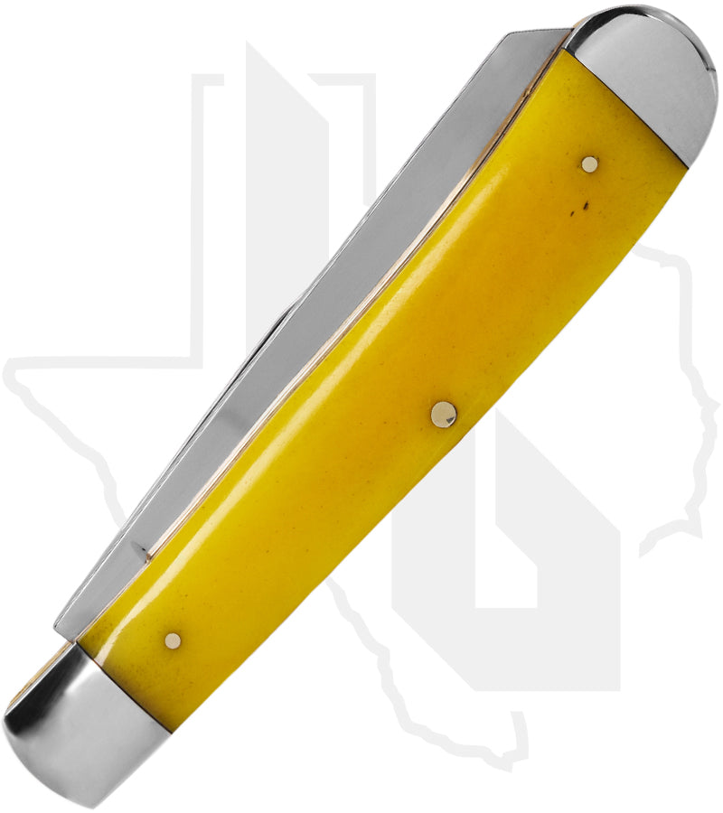 Boker Treebrand TS 2.0 Trapper 110835 - Yellow, Smooth Bone