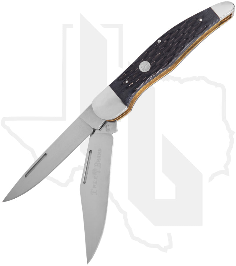 Boker Treebrand TS 2.0 Folding Hunter 110837 - Black, Jigged Bone
