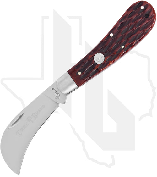 Boker Treebrand TS 2.0 Hawkbill 110843 - Brown, Jigged Bone
