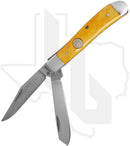 Boker Treebrand TS 2.0 Mini Trapper 110851 - Yellow, Smooth Bone