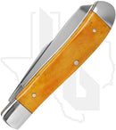 Boker Treebrand TS 2.0 Mini Trapper 110851 - Yellow, Smooth Bone
