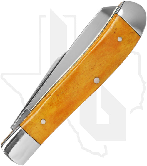 Boker Treebrand TS 2.0 Mini Trapper 110851 - Yellow, Smooth Bone