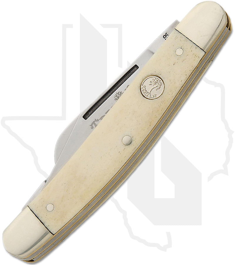 Boker Treebrand TS 2.0 Medium Stockman 110854 - White, Smooth Bone