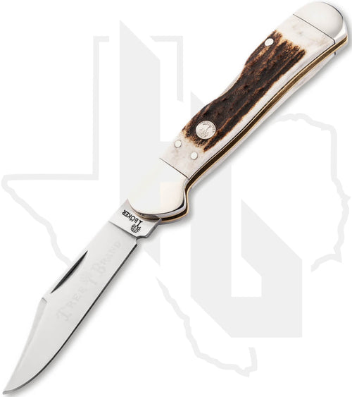Boker Treebrand TS 2.0 Copperhead Backlock 110872 - Stag