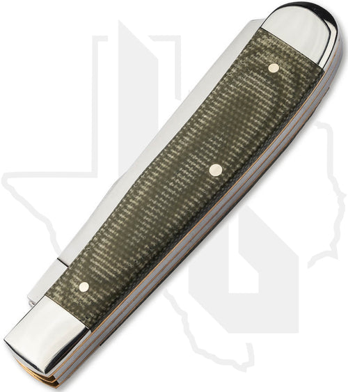 Boker Treebrand TS 2.0 Trapper 110888 - Green Canvas Micarta