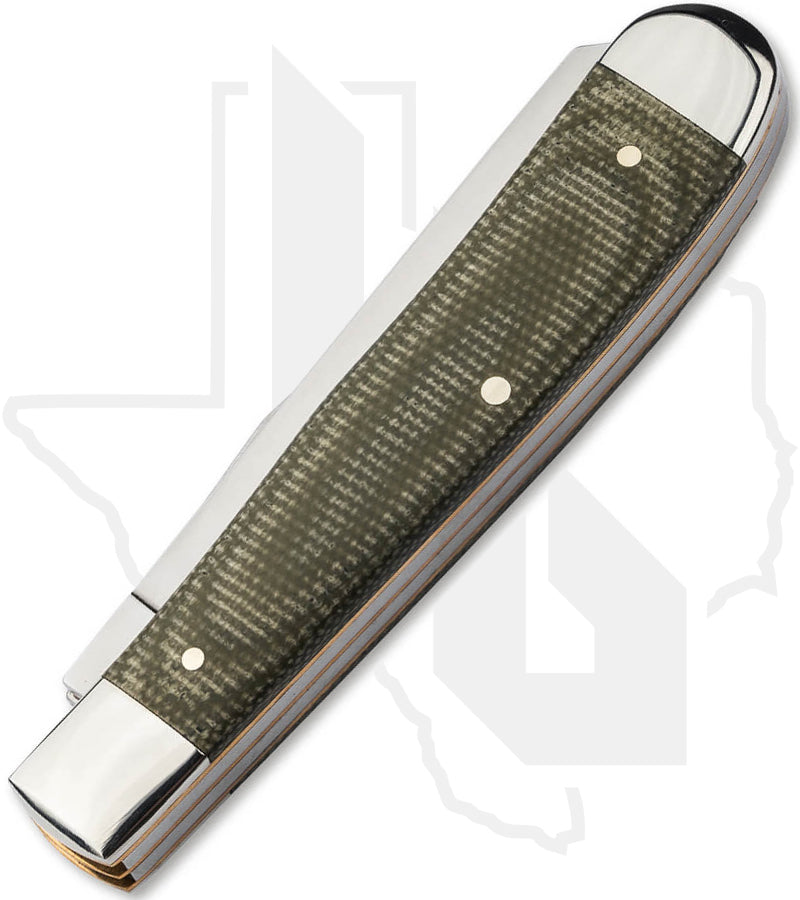 Boker Treebrand TS 2.0 Trapper 110888 - Green Canvas Micarta