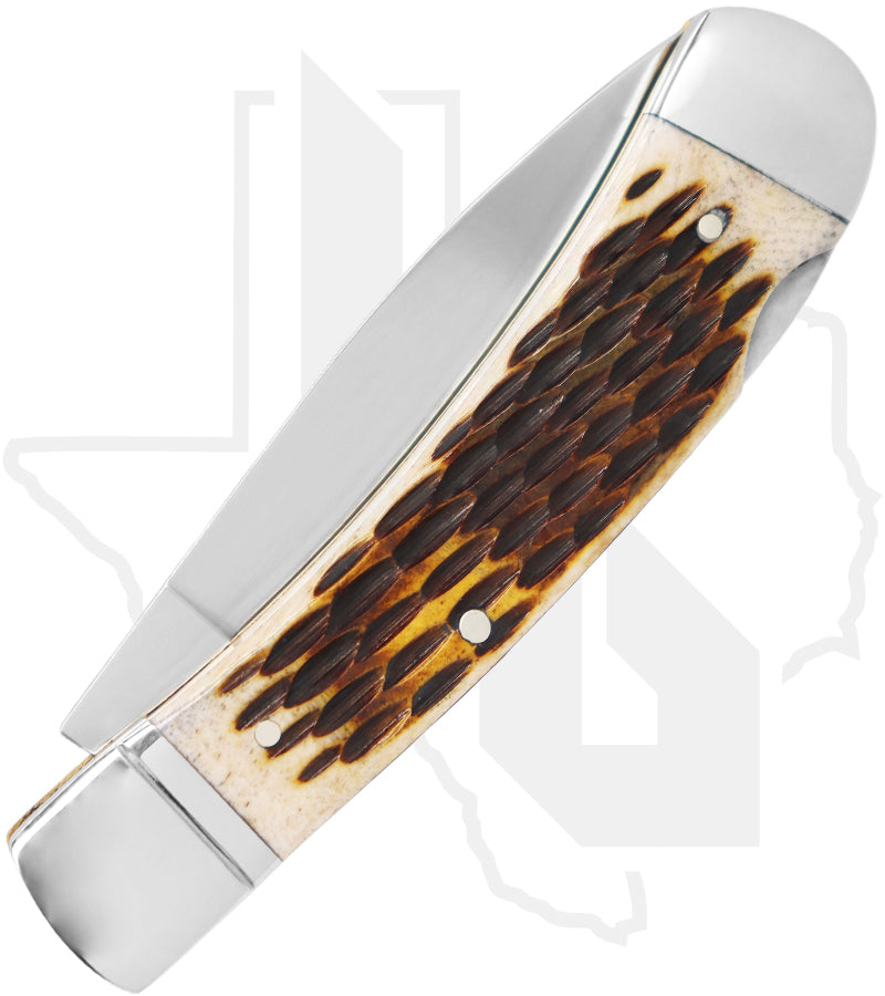 Boker Treebrand TS 2.0 Lockback 110891 - Amber, Jigged Bone