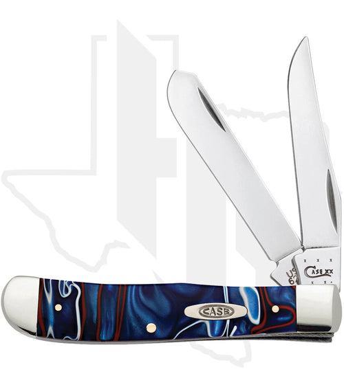 W.R. Case Trapper 11200 - Patriotic Kirinite, Smooth (10254 SS)