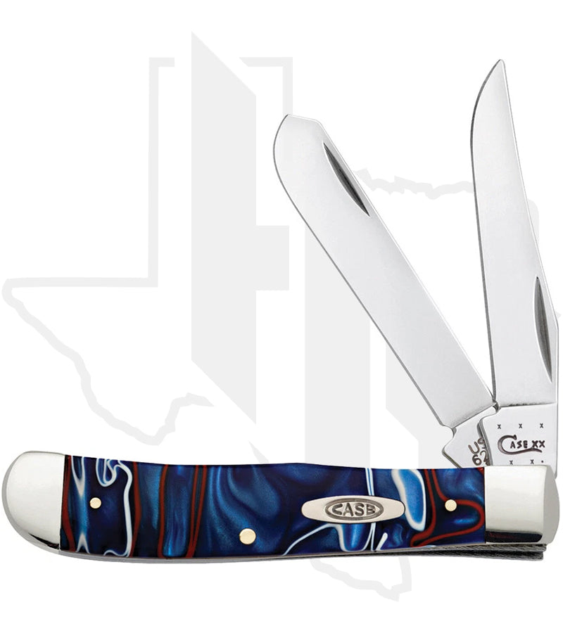 W.R. Case Trapper 11200 - Patriotic Kirinite, Smooth (10254 SS)