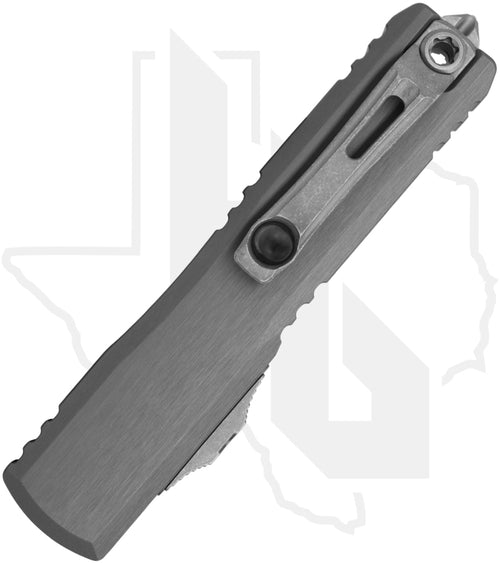 Microtech Gen III Ultratech ZBP 1121-10APNC - Single Edge, Apocalyptic Standard, Natural Clear