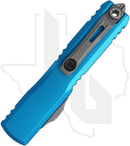 Microtech Gen IV Ultratech 11214-10APBL - Single Edge, Apocalyptic, Blue