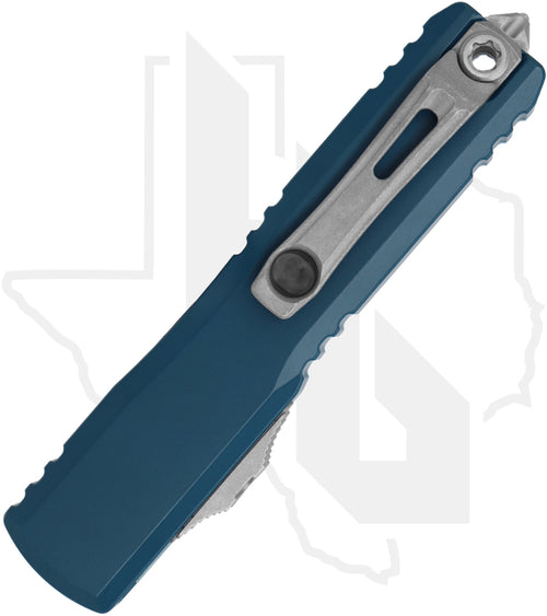 Microtech Gen IV Ultratech 11214-10APDO - Single Edge, Apocalyptic, Deep Ocean Aluminum