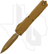 Microtech Gen III Ultratech ZBP 1122-1CRA - Double Edge, Tan Cerakote
