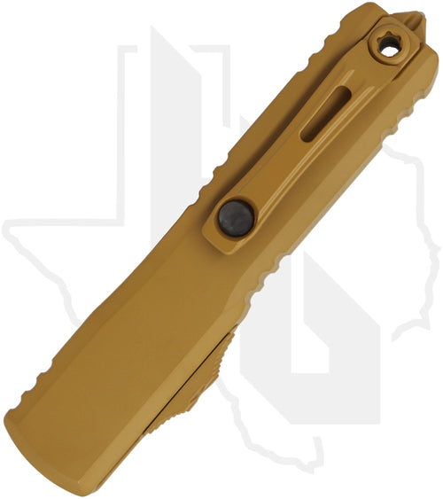 Microtech Gen III Ultratech ZBP 1122-1CRA - Double Edge, Tan Cerakote