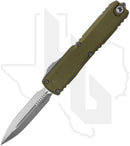 Microtech Gen III Ultratech ZBP 1122-10APOD - Double Edge, Apocalyptic, OD Green