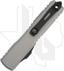 Microtech Gen III Ultratech ZBP 1122-1NC - Double Edge, Black, Natural Clear