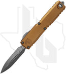 Microtech Gen IV Ultratech 11224-10APTA - Double Edge, Tan, Apocalyptic