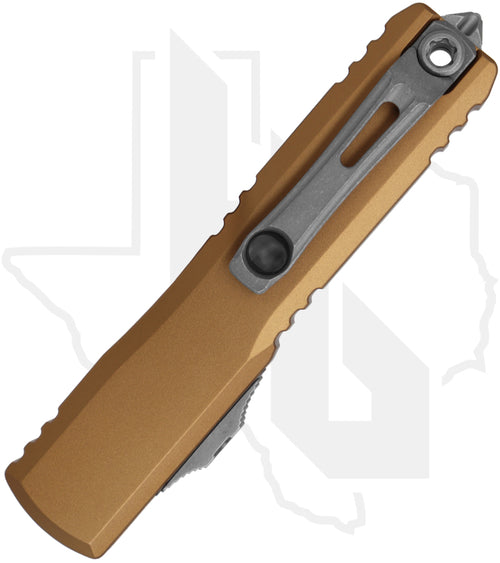 Microtech Gen IV Ultratech 11224-10APTA - Double Edge, Tan, Apocalyptic