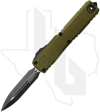 Microtech Gen IV Ultratech 11224-1OD - Double Edge, Black Blade, OD Green