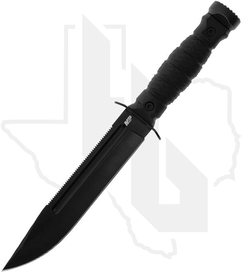 Smith & Wesson M&P Special Ops Survival Knife 1122584 - Black Rubberized Polymer, Black Oxide