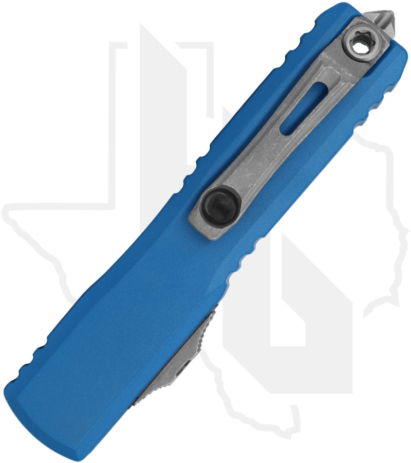 Microtech Gen III Ultratech ZBP 1123-10APBL - Tanto Edge, Apocalyptic, Blue