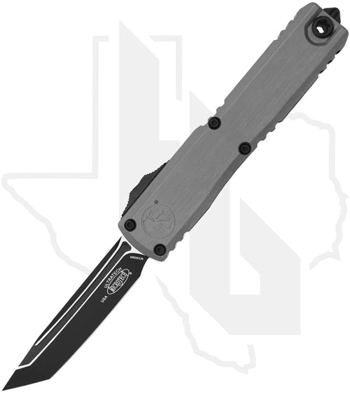Microtech Gen III Ultratech ZBP 1123-1NC - Tanto Edge, Black, Natural Clear