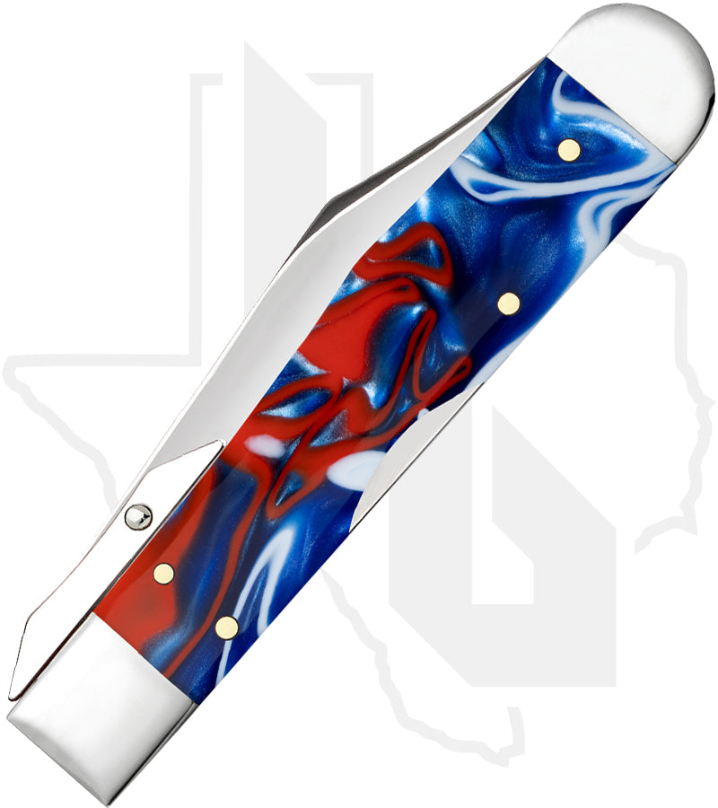 W.R. Case Cheetah Cub 11230 - Patriotic Kirinite, Smooth (1011 1/2L SS)