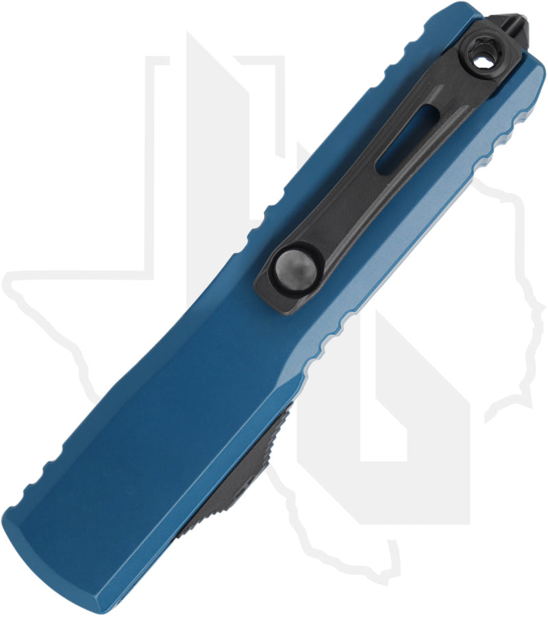 Microtech Gen IV Ultratech 11234-1DO - Tanto Edge, Black, Deep Ocean Aluminum