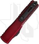Microtech Gen IV Ultratech 11234HT-1RDAA - Tanto Edge, Half Tri-Grip, Red Abrasion