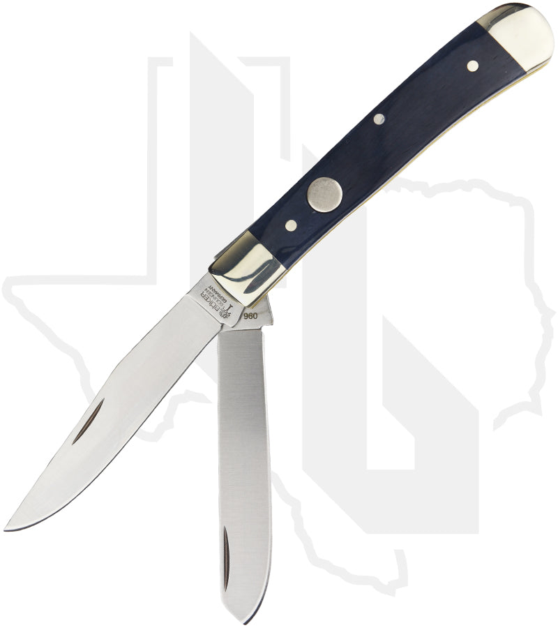 Boker Trapper 112525SBLBN - Blue Bone, HOB Exclusive