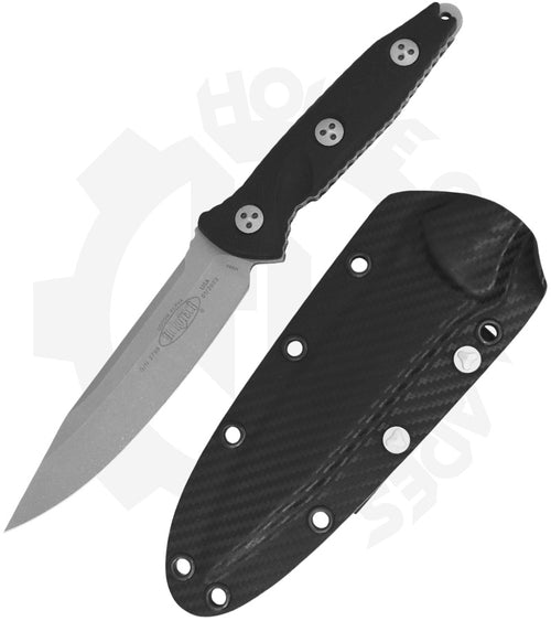 Microtech Socom Alpha 113-10AP - Apocalyptic, Black G10