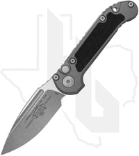 Microtech Gen III LUDT 1135-10APNC - Single Edge, Apocalyptic, Natural Clear Aluminum
