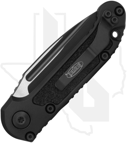 Microtech Gen III LUDT 1135-1T - Black Blade, Black Handle, Single Edge