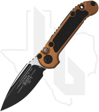 Microtech Gen III LUDT 1135-1TA - Single Edge, Black, Tan Aluminum