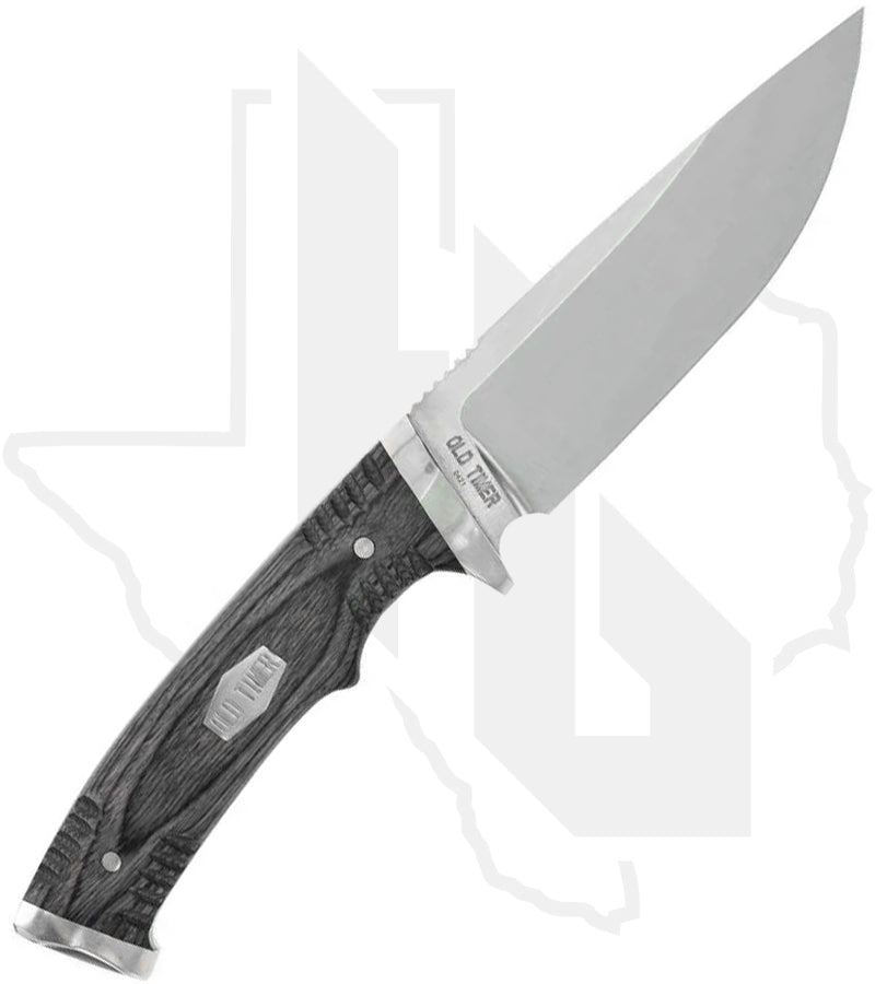 Old Timer Heritage Series Fixed Blade 169OTH - Gray Laminate Wood, Satin
