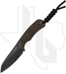Kizer Field Mouse 1135A2 - GID Canvas Micarta, Acid Washed