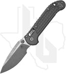 Microtech LUDT Ram-Lok 1135RL-10APFRNC - Single Edge, Apocalyptic, Frag Pattern Natural Clear Aluminum