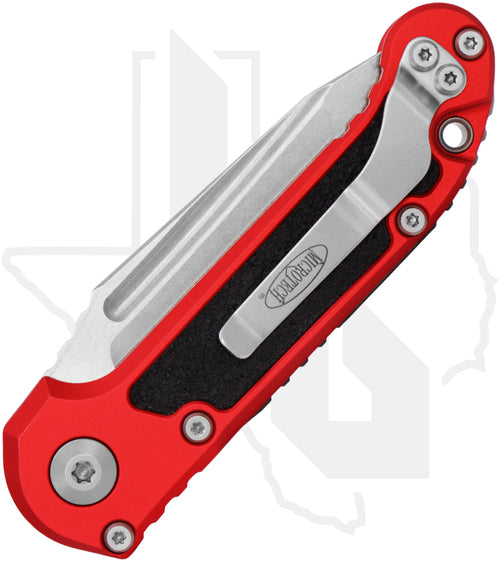 Microtech Gen III LUDT 1136-10RD - Tanto Edge, Stonewashed, Red Aluminum
