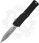 Microtech Gen III Combat Troodon 1142-10 - Double Edge, Stonewash, Black