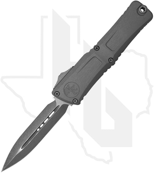 Microtech Gen III Combat Troodon 1142-10APNC - Double Edge, Apocalyptic, Natural Clear Aluminum