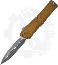 Microtech Gen III Combat Troodon 1142-10APTA - Tan, Double Edge, Apocalyptic
