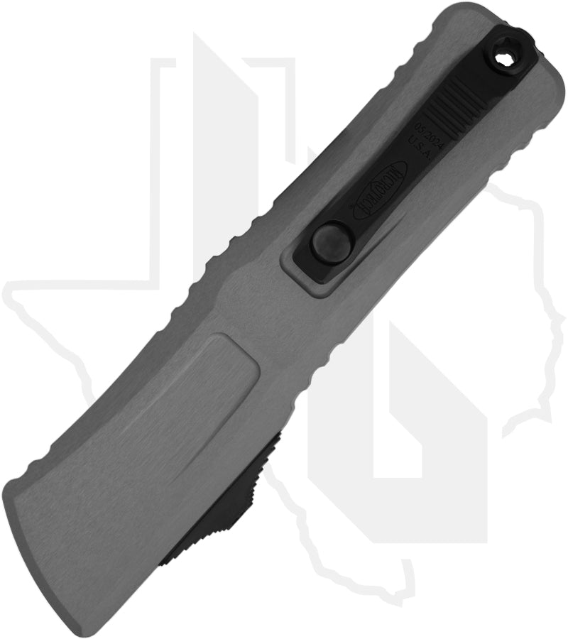 Microtech Gen III Combat Troodon 1143-1NC - Single Edge, Black, Natural Clear Aluminum